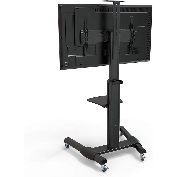 Підставка для телевізора Conecto TV Stand з роликами, регульована по висоті, поворотна, 37-70 дюймів, чорна, модель LM-FS02G