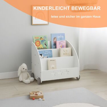 Дитяча мобільна полиця Relaxdays