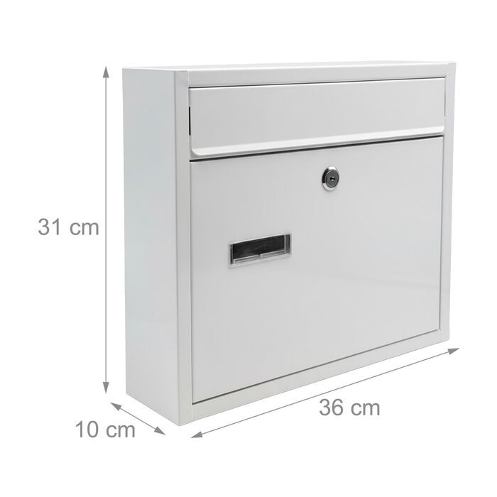 Скріпка Relaxdays для поштової скриньки з табличкою для імені