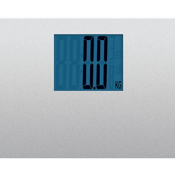 Цифрові ваги для ванної кімнати Salter 9049 BK3R - Електронні ваги ваги тіла, місткість 250 кг, ваги для ванної кімнати з великою платформою, покрокова технологія миттєвого зчитування, точна вага в кг, ст, фунтів (срібло)