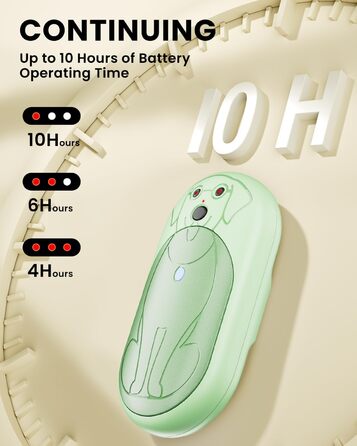 Електричний грієчка для рук Miaton 6000mAh - перезаряджуваний кишеньковий обігрівач для кемпінгу, подарунок для чоловіків, жінок, дітей