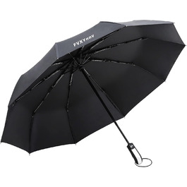Парасолька Штормостійка кишенькова парасолька з автоматичним відкриттям-закриттям 10 парасольок Чорна парасолька захисту від ультрафіолету для жінок та чоловіків