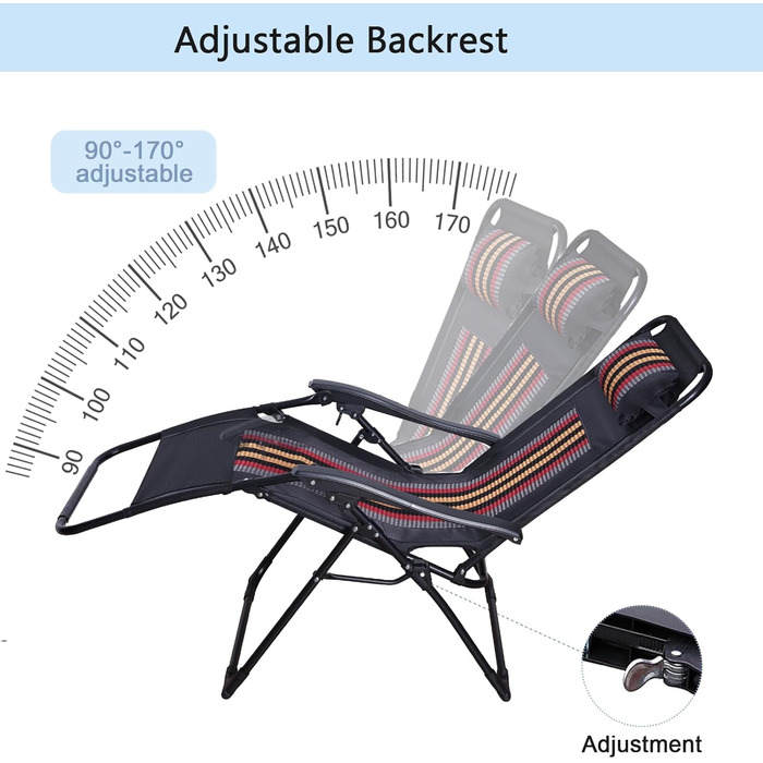 Розкішне ліжко для відпочинку в саду, широке (72 см), з підстаканником та подушкою для саду, балкону, тераси