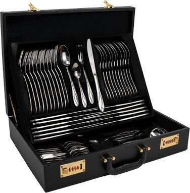 Набір столових приборів Karl Hausmann на 12 осіб (72 шт.) - нержавіюча сталь, для миття в посудомийній машині