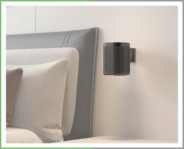 Підставка для SONOS ONE та Play:1 Conecto CC50596-2 (2 шт.) - білий колір, висота 71.6 см, максимальне навантаження 3 кг, з кабелеуправлінням