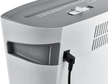 Шредер Dahle PaperSAFE PS 140 для документів, сірий, P4, 8 листів, 12 л, без масла, без обслуговування