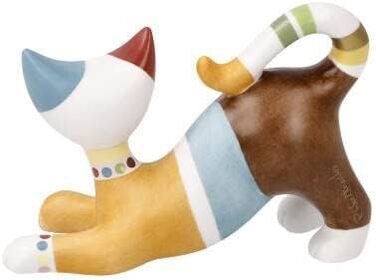 Міні кіт Goebel Кароліна від художниці Розіни Вахтмайстер з бісквітної порцеляни, 31400811, (9х4,5х6,5 см, різнокольоровий)