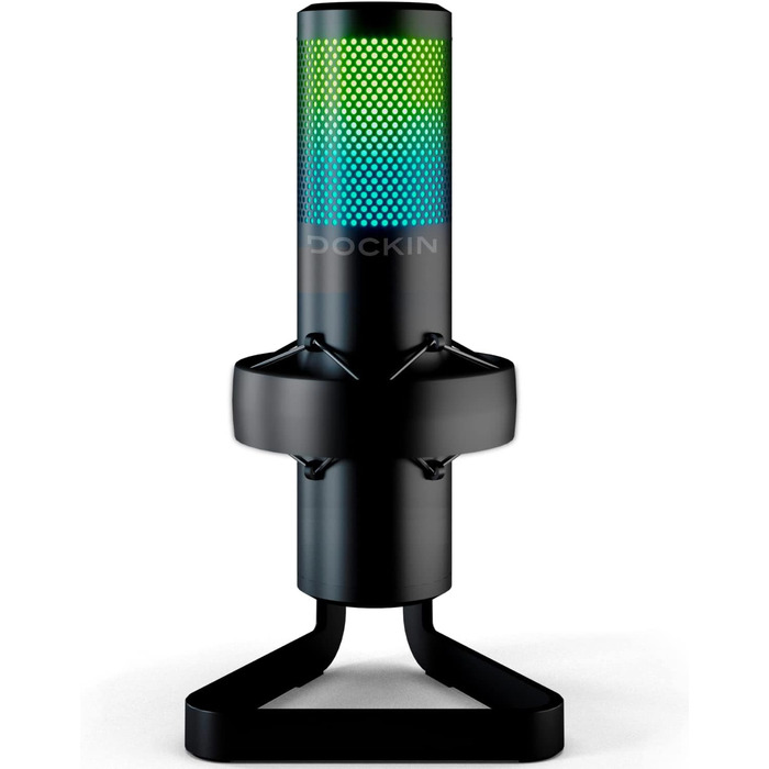 DOCKIN® MP2000: USB мікрофон-конденсатор для ПК, геймінгу, подкастів та стрімінгу. Якісний мікрофон з міцним кріпленням для запису звуку. Преміум звук (130дБ).