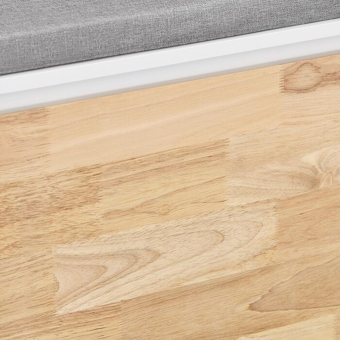 SoBuy Взуттєва шафа з 2 відкидними кришками, полиця для взуття, вузька, з 4 полицями, біла, 61x100x26 см, FSR165-W