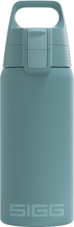 Ізольована пляшка для води - Shield Therm One - Підходить для газованих напоїв - Герметичність - Можна мити в посудомийній машині - Не містить бісфенолу А - 90 переробленої нержавіючої сталі - Синій - 0,75 л (ранковий синій, 0,5 л)