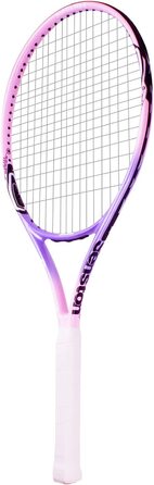 Тенісна ракетка Senston 19/23/25 комплект тенісних ракеток цільного дизайну з тенісною сумкою, накладкою, демпфером вібрації рожевого кольору 25 дюймів