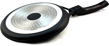 Алюмінієва лита під тиском сковорода для приготування крепу Zinel індукційне підстава з антипригарним покриттям-28 см