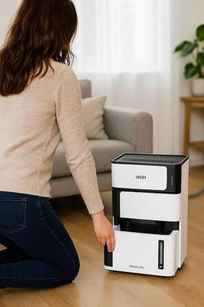 Зволожувач повітря Aktobis WDH-214US - тихий, з цифровим дисплеєм та Wi-Fi, до 8 л/добу