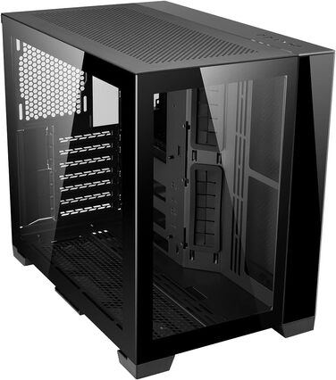 Корпус для ПК Lian Li O11 Dynamic Mini Midi-Tower, загартоване скло, чорний