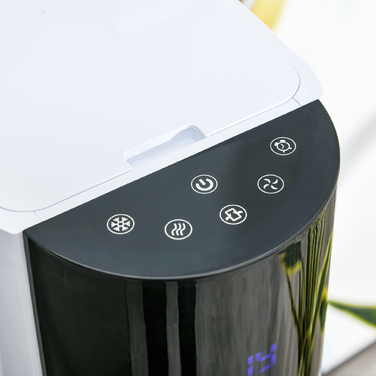 Колонний вентилятор з можливістю повороту на 52 градуси, тиха робота, 3 режими роботи та 3 швидкості