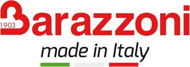 Скороварка Barazzoni Basic, Ø 22 см, 5 л, індукційна, нержавіюча сталь, срібло, Зроблено в Італії