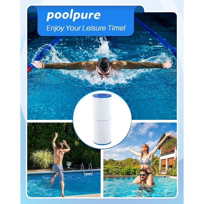 POOLPURE робот-пилосос для басейну, акумулятор 5000 мА·год, бездротовий, 120 хв автономної роботи, автоматичне паркування, LED-індикатори, IPX8, для басейнів до 90 м² (2 шт)