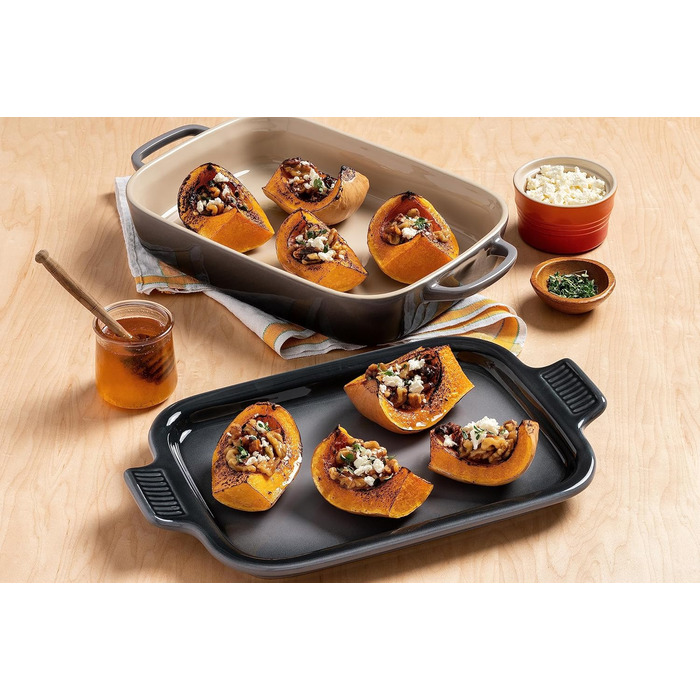 Форма для запікання Le Creuset прямокутна зі скляною кришкою, 3 л, вишнево-червоний колір