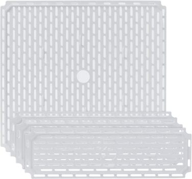 Набір контейнерів для холодильника 14шт. з кришкою та підставкою для посуду, прозорі, стекувальні. Організація та зберігання в холодильнику