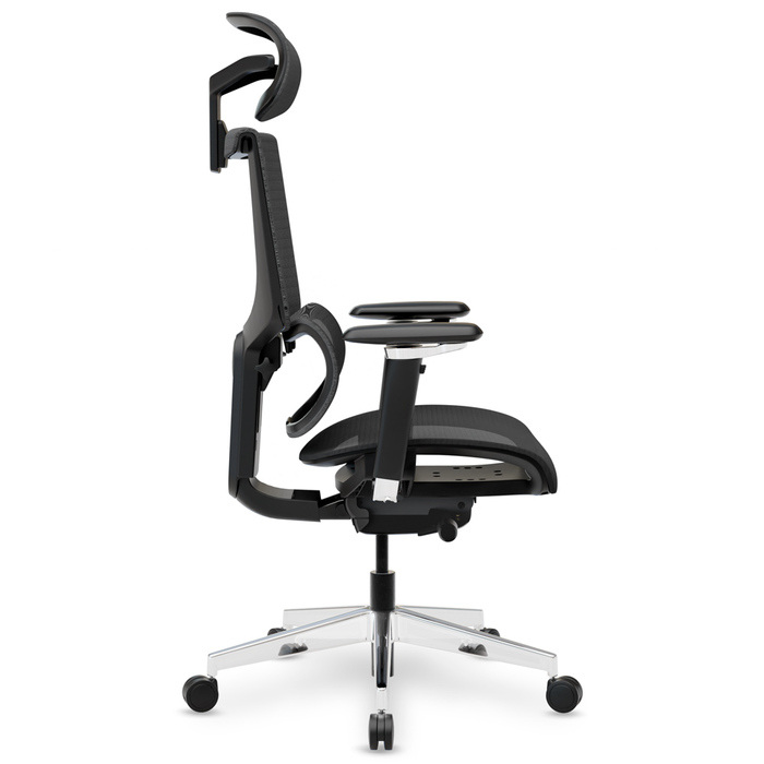 Крісло Mealux S8 Air Black (арт. HF-S8P M/B)