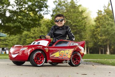Дитячий електромобіль Huffy Disney Тачки МакКвін, червоний