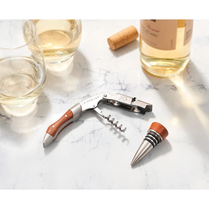 Набір Le Creuset Classic: штопор та різак для кришок (GS 100), пластик, чорний глянцевий