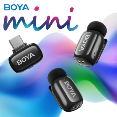 Бездротовий петличний мікрофон BOYA mini-23 Type-C Black