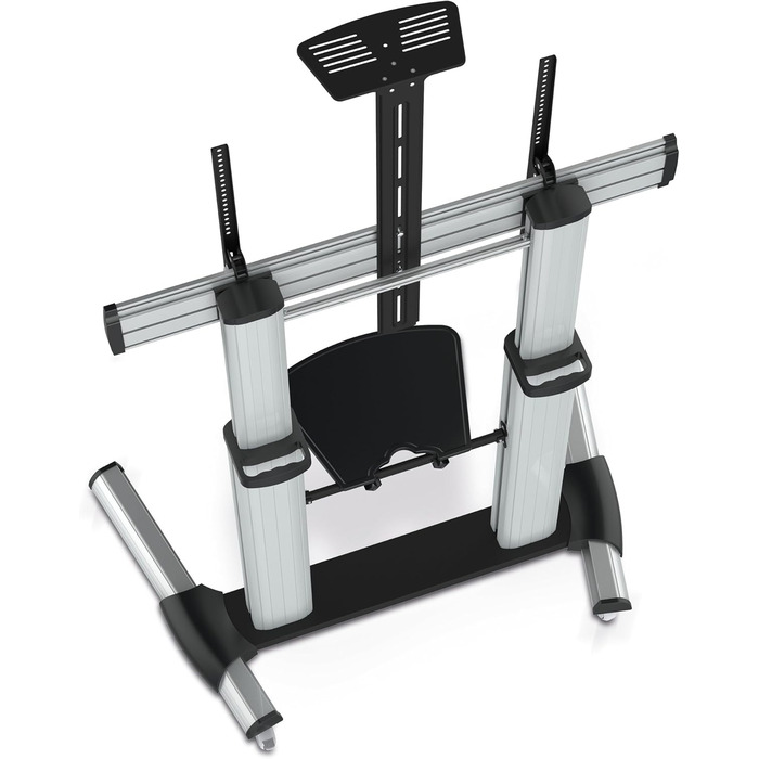 Підставка для телевізора Conecto TV Stand - мобільна, поворотна, регульована по висоті, 55-100 дюймів, модель LM-FS03G, срібна