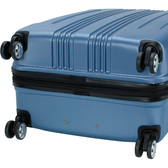 Чохол-валіза Rockland London з жорстким корпусом, білий, 28 дюймів (доступний також у блакитному кольорі)