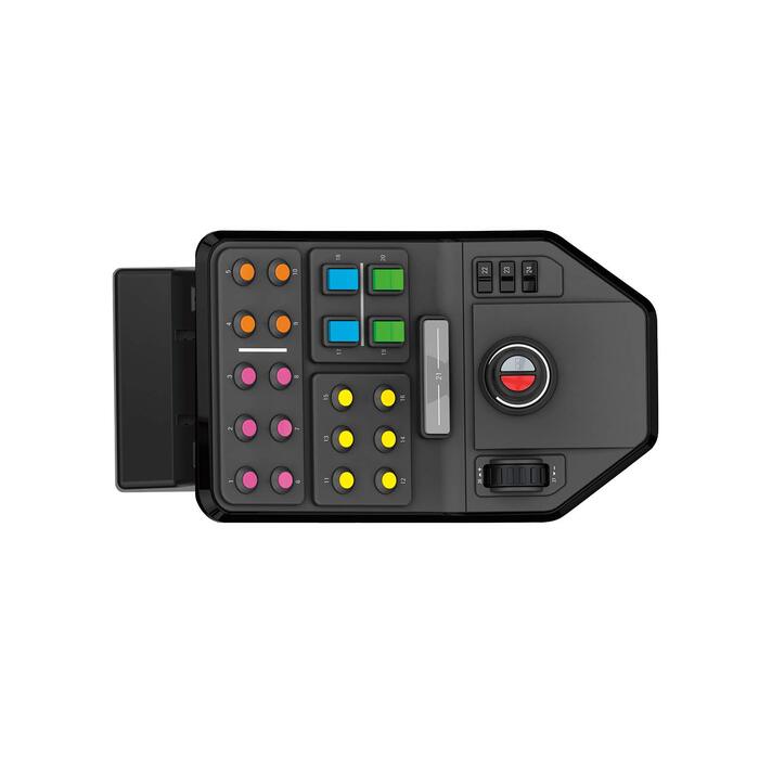 Logitech G Saitek Farming Simulator Bundle: кермо, педалі, панель управління - для ПК/Mac, USB, чорний