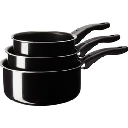 Набір каструль для приготування їжі Ikea Home для приготування їжі в приміщенні, 3 предмети, чорний
