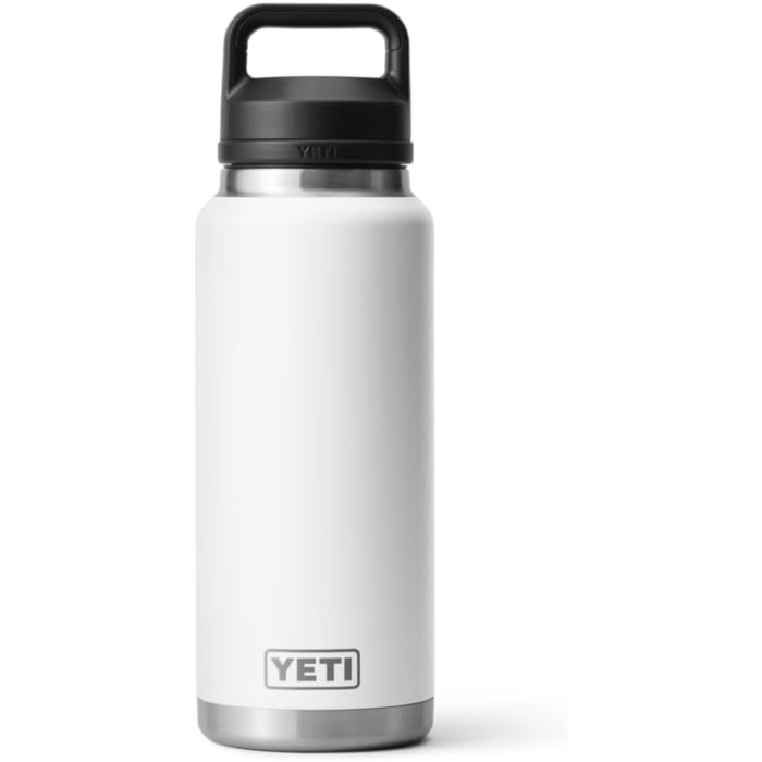 Термос YETI Rambler з кришкою Chug, 36 oz (1 л), білий