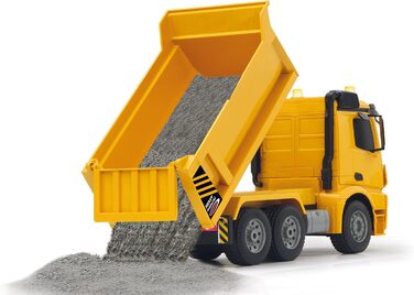 Екскаватор-самоскид JAMARA Mercedes-Benz Arocs 2.4 GHz з дистанційним керуванням, звук двигуна, світлодіоди, повний привід