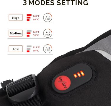 Обогревні рукавиці SAVIOR HEAT для чоловіків та жінок, акумуляторні, для катання на лижах, сноуборді, мотоциклі, прогулянках та походах