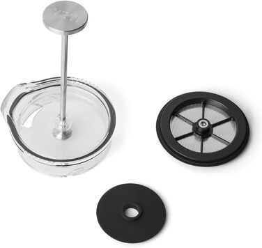 Термос YETI Rambler Stempelkanne, 1 літр, білий