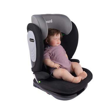 Автокрісло Fourward для дітей 0-36 кг, 360° обертання, ISOFIX, 5-точкова система безпеки, чорний колір