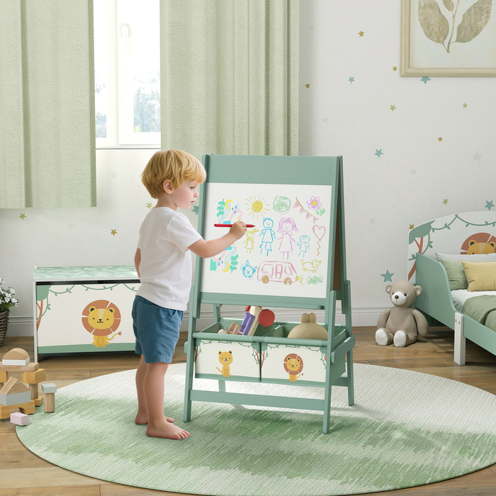 Дитяча тристороння дошка для малювання 