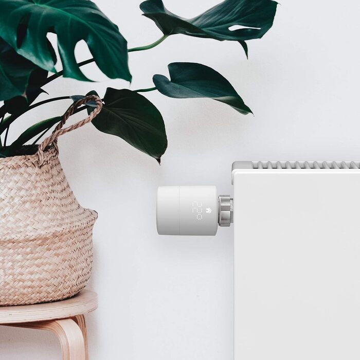 tado° Smart Термостат на радіатор WiFi V3+ Стартовий набір – Цифрове керування з додатку, сумісний з Alexa, Siri, Google Assistant