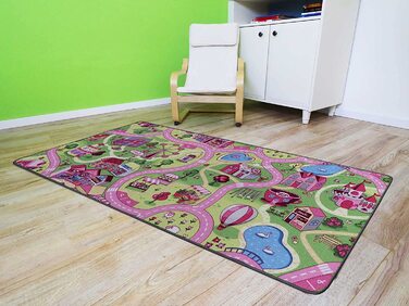 Килимок для ігор Primaflor-міцний дитячий килимок-високоякісний килимок для дитячої кімнати - Килимок для ігор для хлопчиків і дівчаток - SWEET CITY-140x200 см (200 x 300 см)