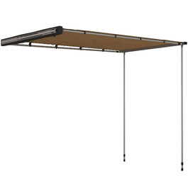 Тент для автомобіля Outsunny – намет на дах авто, водостійкий, 160 x 250 x 125-225 см, хакі