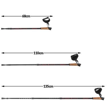 Трекінгові палиці для ходьби (Nordic Walking) – червоні
