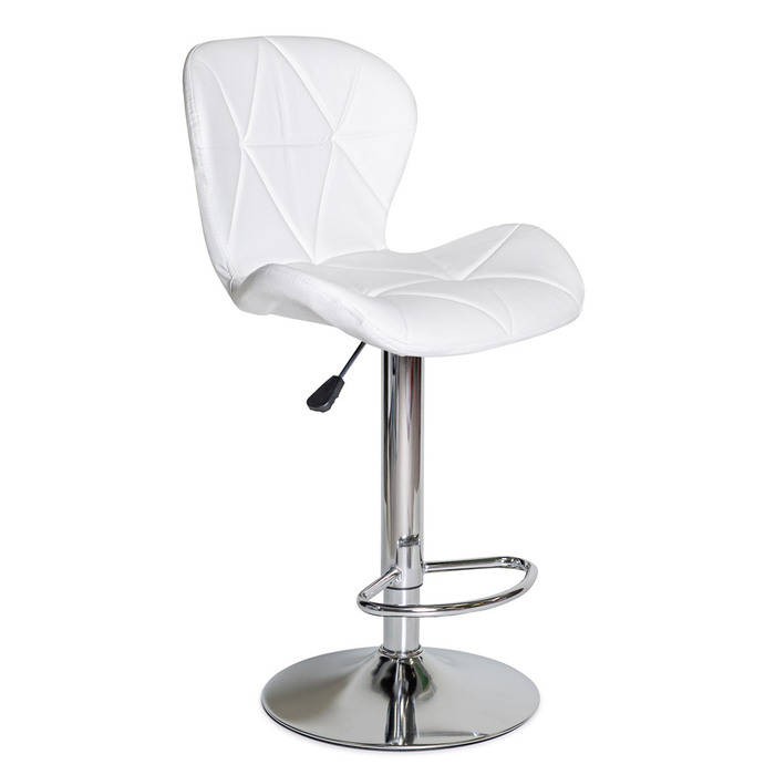 Кресло Hommex Martini White (арт. H-445 White/Сhrome base)