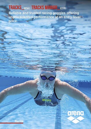 Окуляри для плавання унісекс для дорослих, окуляри для плавання з захистом від ультрафіолету, 4 змінних перенісся, силіконові прокладки різнокольорові (Білий-Червоний-Чорний) дзеркальні лінзи однотонні