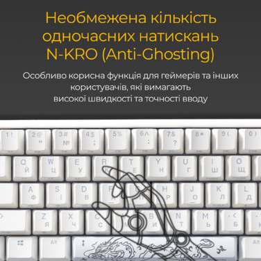 Механічна клавіатура Ducky One 3 Mini Cherry MX Brown RGB White UA