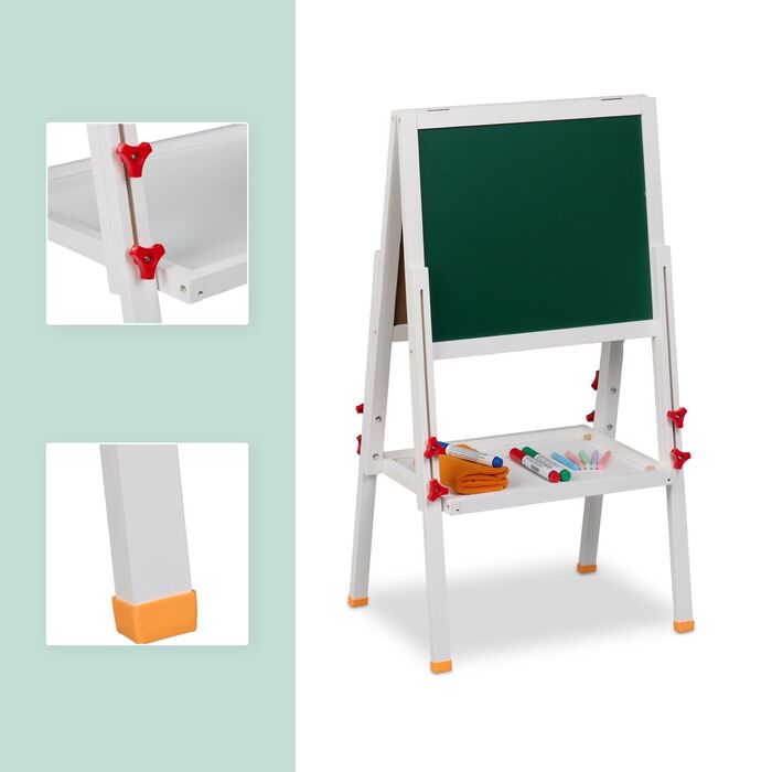 Дитячий столик Relaxdays з дощечкою для малювання