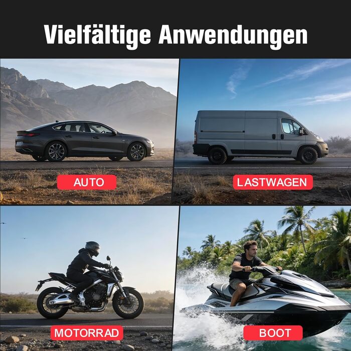 Powerbank Starthilfe GOOLOO GP2000 для автомобіля: 2000A, 12V, до 8.0L бензин/6.0L дизель, USB-швидка зарядка, LED, стартові кабелі