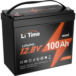 Літієвий акумулятор, автофургон під сидінням (12V100Ah Mini), 4 12V 100Ah Bluetooth