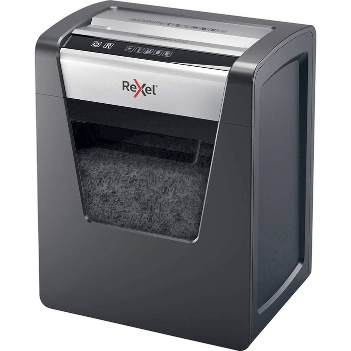 Шредер Rexel Momentum X308: безпечне знищення документів, P3, 10 аркушів, чорний
