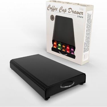 Тримач для капсул кави Gadgy | На зберігання 36 капсул | Ящик для капсул Nespresso | Тримач з нержавіючої сталі