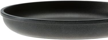 Лита алюмінієва сковорода з плоским дном Ø 28 см - без індукції - з антипригарним покриттям - знімна ручка - зроблено в Німеччині